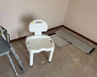 Bath chair
Ruedamann wheelchair ramp.