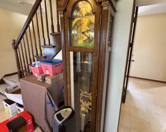 Grandfather clock with medical medallion.
Any offer accepted
NO HOLDS , first person who comes in when we open and says gives an offer and can take it apart during our timeframe will get it.
All items must be taken apart, and moved during our 2:30-5:00 Monday timeframe.