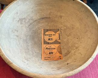 Antique Dough bowl