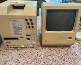 Vintage Apple Macintosh computers