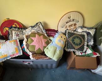 Handmade decor pillows