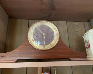 GERMAN ANTIQUE CLOCK MANTEL CLOCK