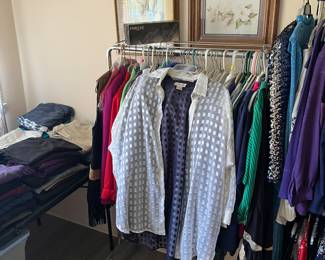 Large variety of women’s, small, medium and large dress shirts for all occasions.