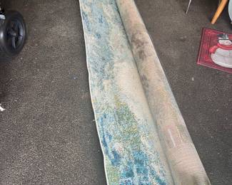 Brand new 8 x 10 spectrum collection white – ocean blue carpet