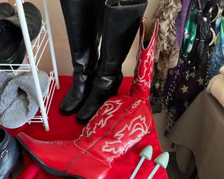 Cowgirl boots.