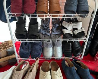 More women’s size 9 and 10 medium shoes.
