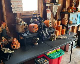Halloween decorations.
