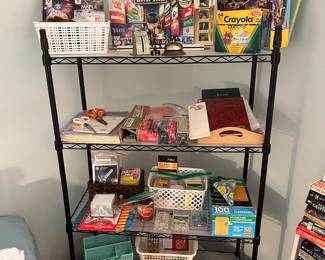 Office supplies and new Monopoly game.