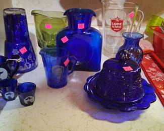 Cobalt Blue Glassware