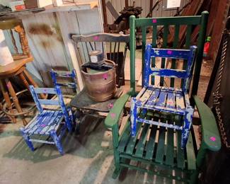 Vintage Wooden Chairs