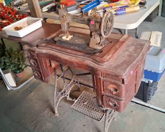 White Treadle Sewing Machine