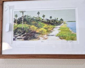 Jim Draper signed numbered art 2/ 125