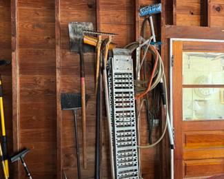 Lawn Tools- shovels, rakes, brooms