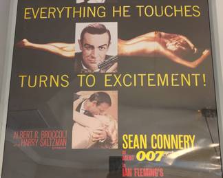James Bond Collection of books and poster. Selling as a collection. Thank you
