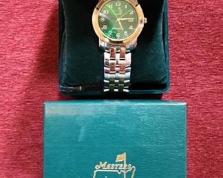 2001 Masters limited edition Men's wristwatch with case!