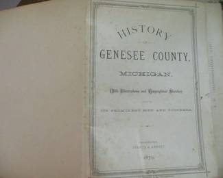 1879 Genesee County History Book