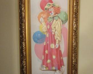 Framed Clown Pictures