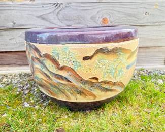 139 HeavyCeramicExteriorPlanterPot
