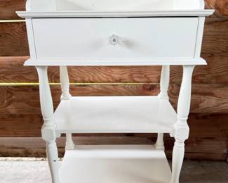 162 SideTablewTwoShelvesDrawer