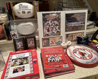 Variety of Boston Red Sox Sports memorabilia