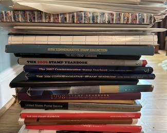 Variety of Commemorative Stamp Yearbooks