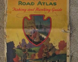 Vintage Atlas Sportsman Guide Map