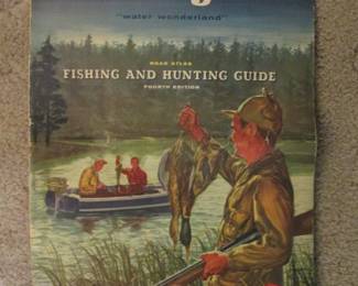 Vintage McNally Sportsman Guide Map