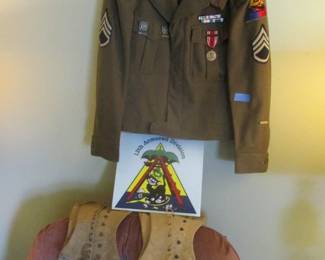 World War II Military Jacket with Metals