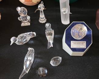 Swarovski crystal (some are damaged)