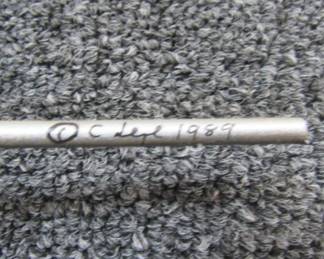 Curtis Jere signed Cityscape wall art, 1989 (signature shown)