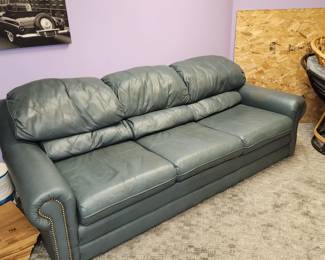 Faux leather sofa (some finish issues, as pictured)