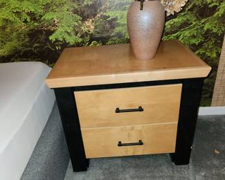 bedroom set: Pair of these night tables, 1 dresser and matching desk