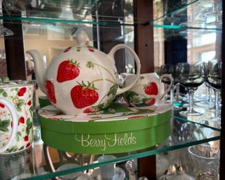 . . . Berry Fields tea set