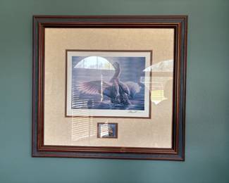 . . . and another signed duck print