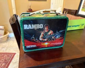 . . . love this vintage Rambo lunch box