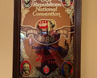 . . . 1980 GOP Stroh's mirror