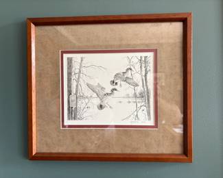 . . . signed duck print