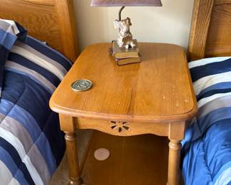. . . with night stand in the middle
