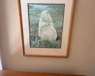 . . . what do you think this piece is titled? If you said, "Bear Hug," you were right!