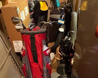 . . . golf clubs