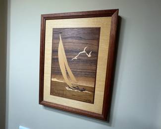 . . . this is a wood in-laid piece