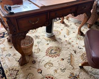 . . . nice ball-and-claw executive desk