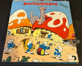 . . . rare find -- Smurfs LP!