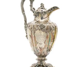 Lot 115a: Barnard & Sons William IV Sterling Silver Ewer
