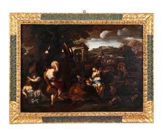 Lot 46: attr. Pietro Dandini The Bacchanal Painting