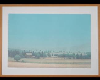 Lot 265: Russell Catham Paradise Valley August Lithograph