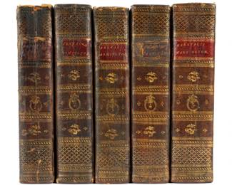 Lot 310: Five Volume Life of George Washington by John Marshall Leather Bound Books