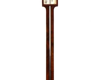 Lot 223: Della Torre London Mahogany Stick Barometer