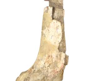 Lot 110: Large Fossil Dinosaur Femur with Stand