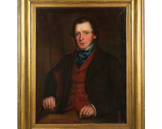 Lot 160: Attributed Thomas Lawrence Portrait of Gentleman